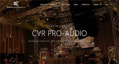 Desktop Screenshot of cvr-audio.com