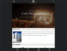 Tablet Screenshot of cvr-audio.com